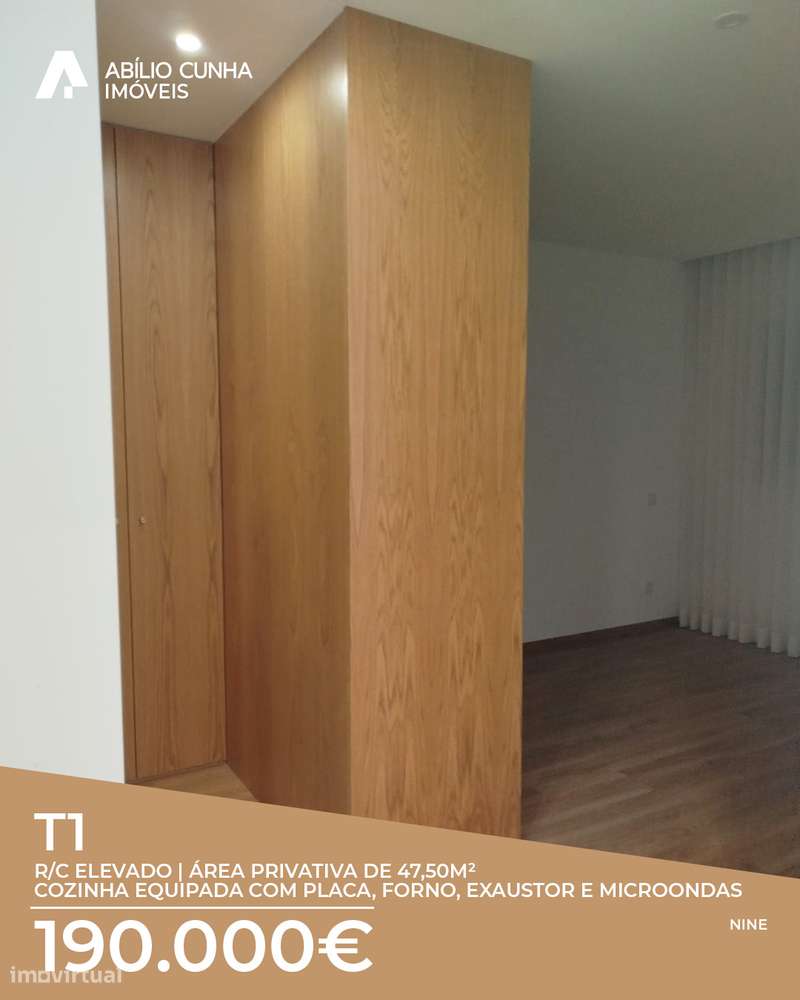Apartamento T1 | R/C Elevado | 47,50 m² | Nine | 190.000 €-8