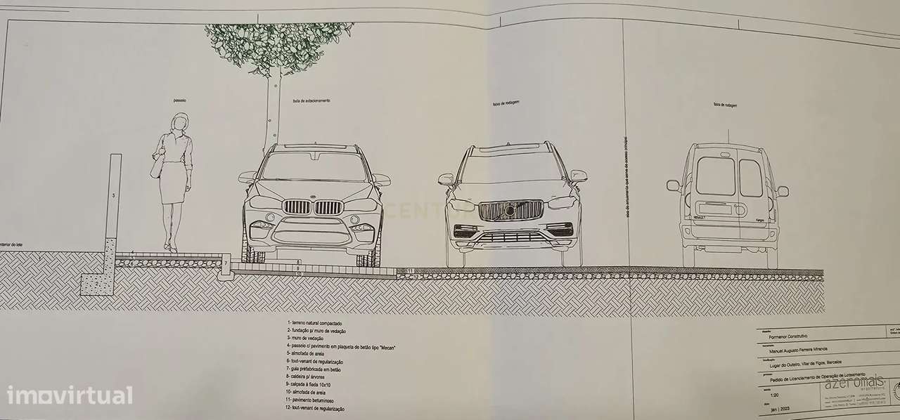 Lote para construção de moradia de três frentes, Vilar de Figos, Lote4 - Grande imagem: 5/18