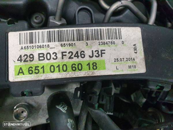 Motor Mercedes CLA 1.8 CDI 2015 de 135cv, ref 651901 - 5