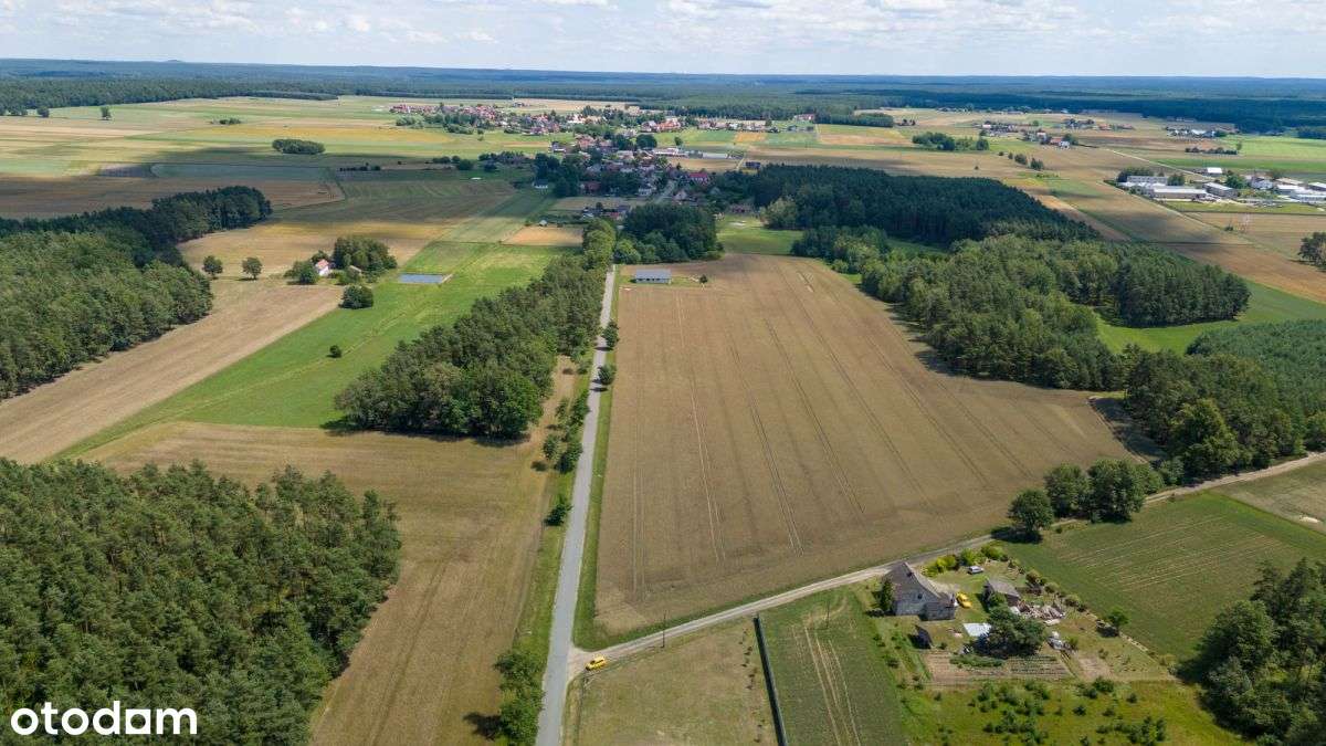 Działka Zborowskie gaz kanalizacja woda blisko las-3