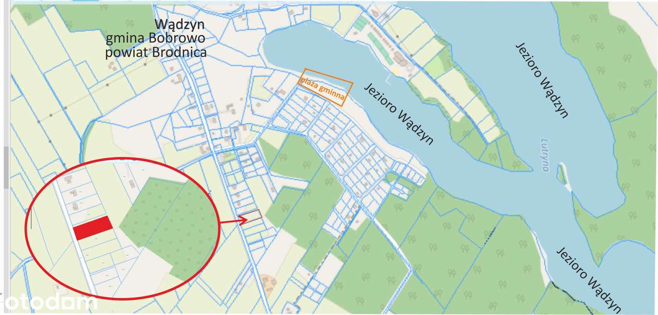 Działka budowlana, pod lasem i blisko jeziora na Pojezierzu Brodnickim - Pełny obrazek: 4/20
