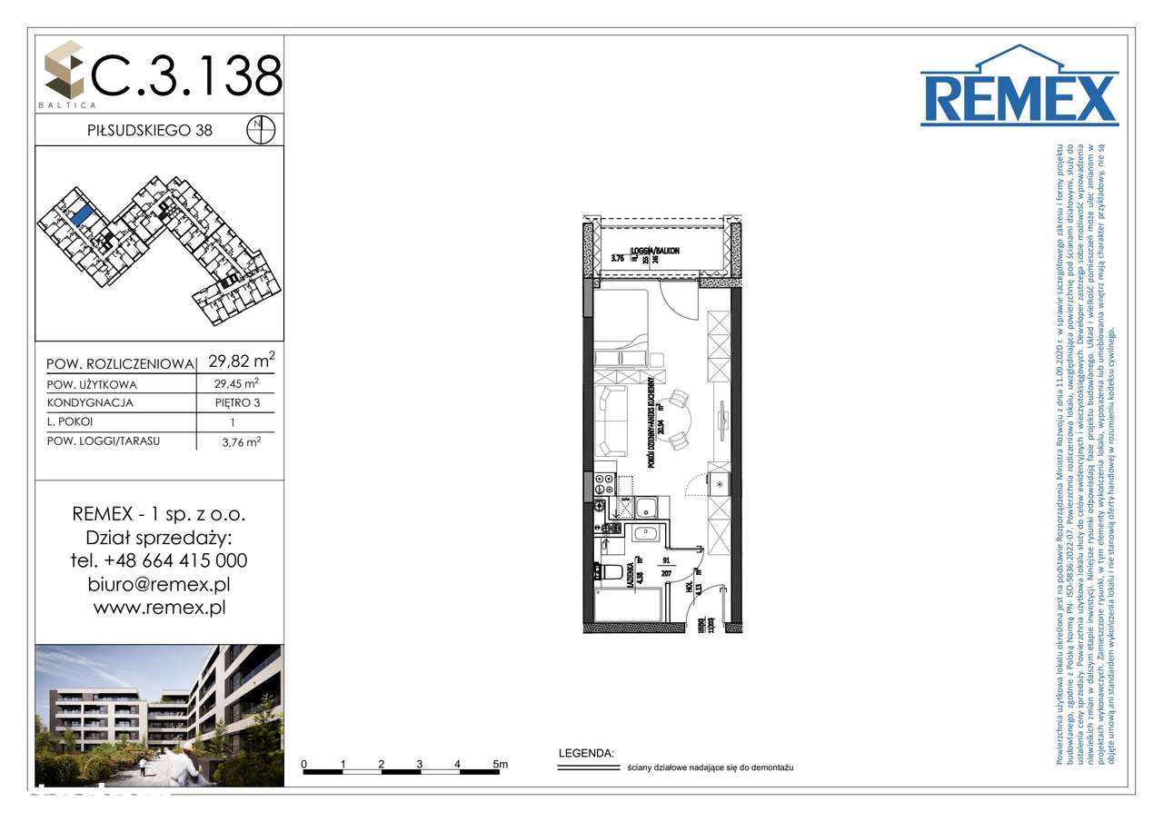 BA͏LT͏IC͏͏A | mieszkanie 1-pok. | C.3.138 - Pełny obrazek: 2/7