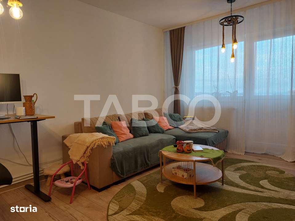 Apartament renovat 66 mp 3 camere 2 bai balcon pivnita Cisnadie - Imagine principală: 4/19