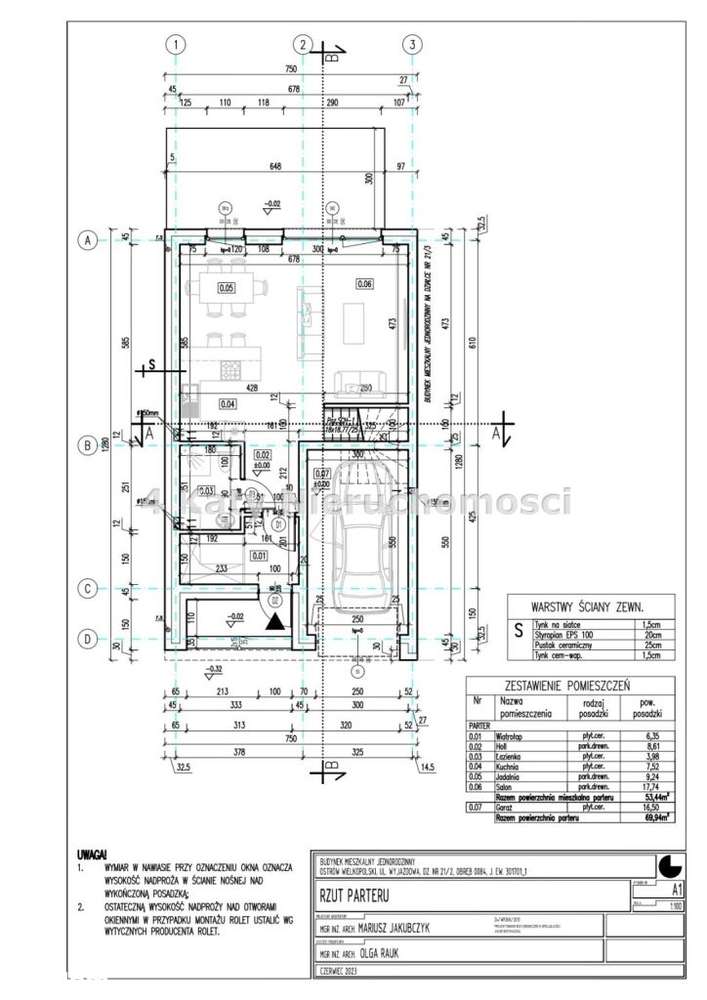 Bliźniak Wyjazdowa stan deweloperski Top adres-13