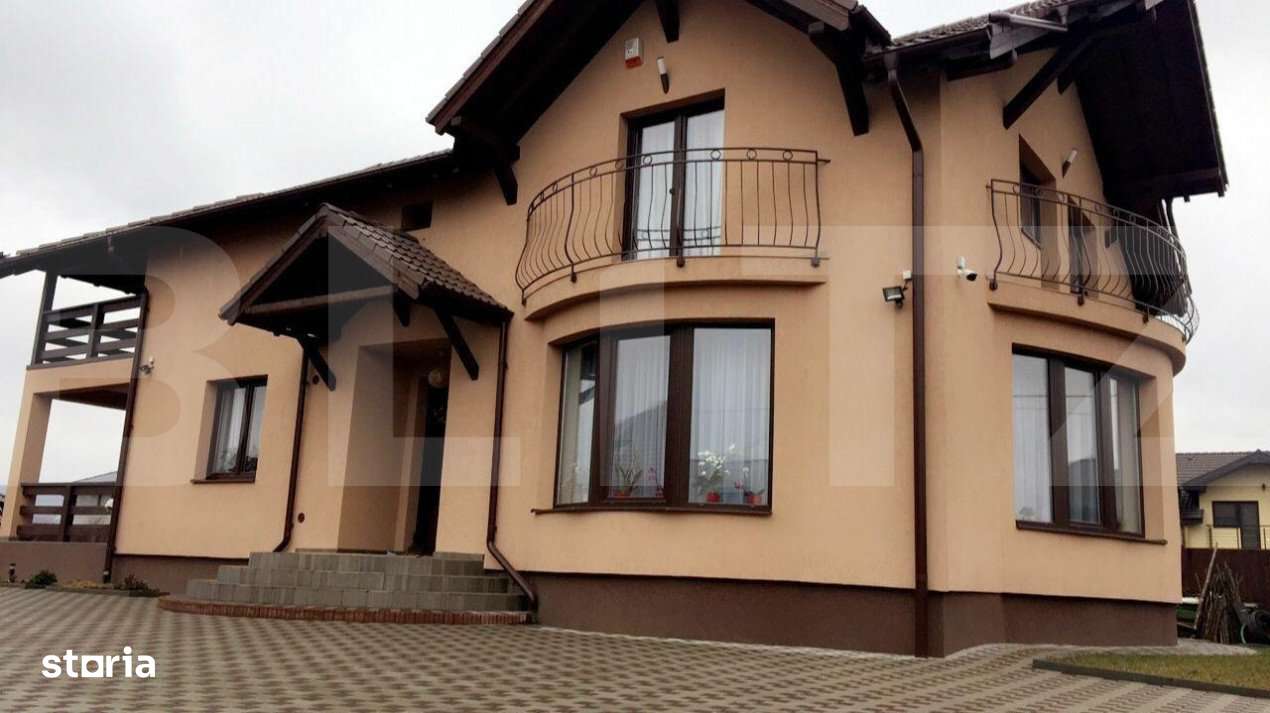 Casa moderna  5 camere, 290 mp, mobilata/utilata, teren generos 1300 m - Imagine principală: 2/8