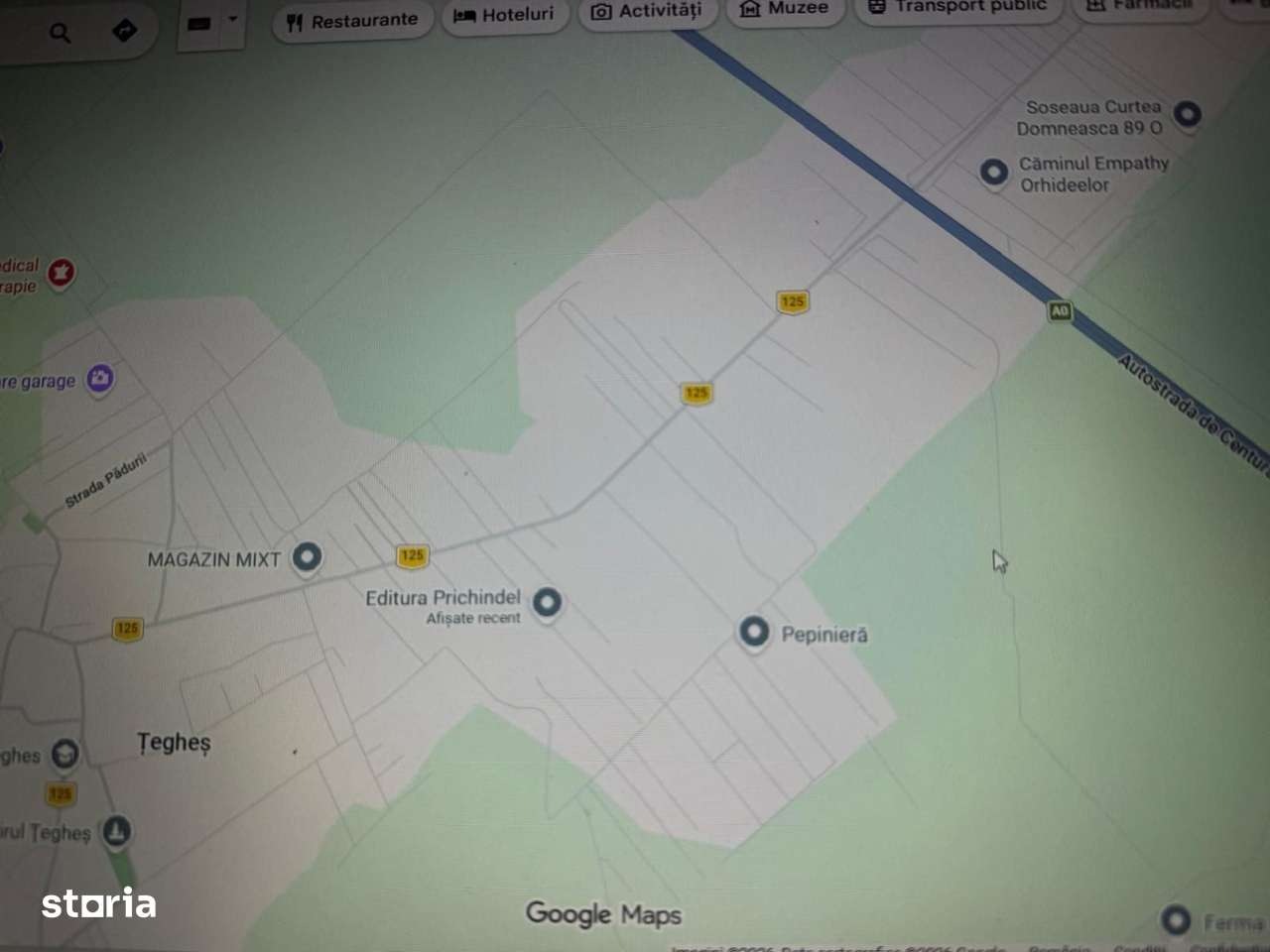 Teren intravilan 13.900 mp I Domnești-Țegheș I Deschidere 139 ml I  Ut-1