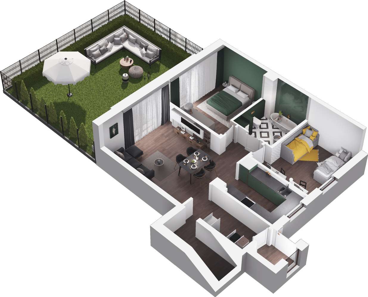 Zielone Przedmieście | mieszkanie 3-pok. | 56_1 - Pełny obrazek: 4/8