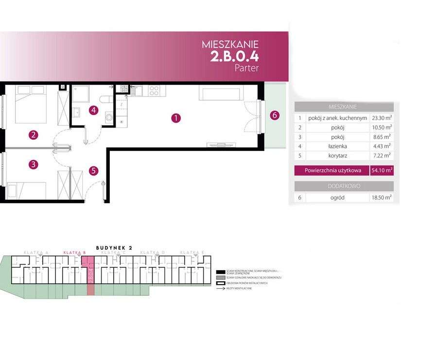 Piękne mieszkanie 3pokojowe z ogródkiem w zielonej-12