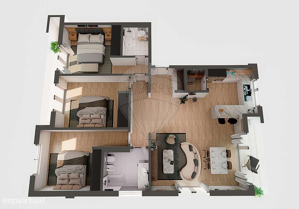 Apartamento T3 para venda - Grande imagem: 2/24