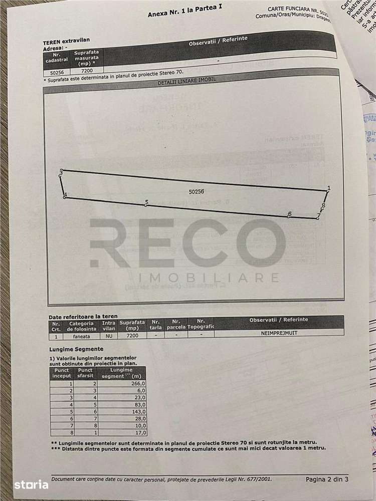 ReCO Teren extravilan in Dragesti spre Stracos 7200mp - Imagine principală: 2/2
