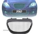 GRELHA FRONTAL PARA SEAT LEON II 2 1P 05-08 TOLEDO III 3 5P 04-09 ALTEA 5P 04-09 PRETA - 1