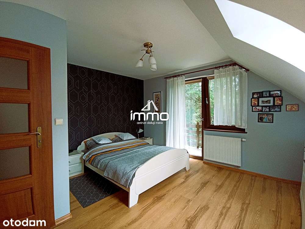 SOSNÓWKA, gm. Twardogóra - piękny dom z garażem w otulinie lasu-13