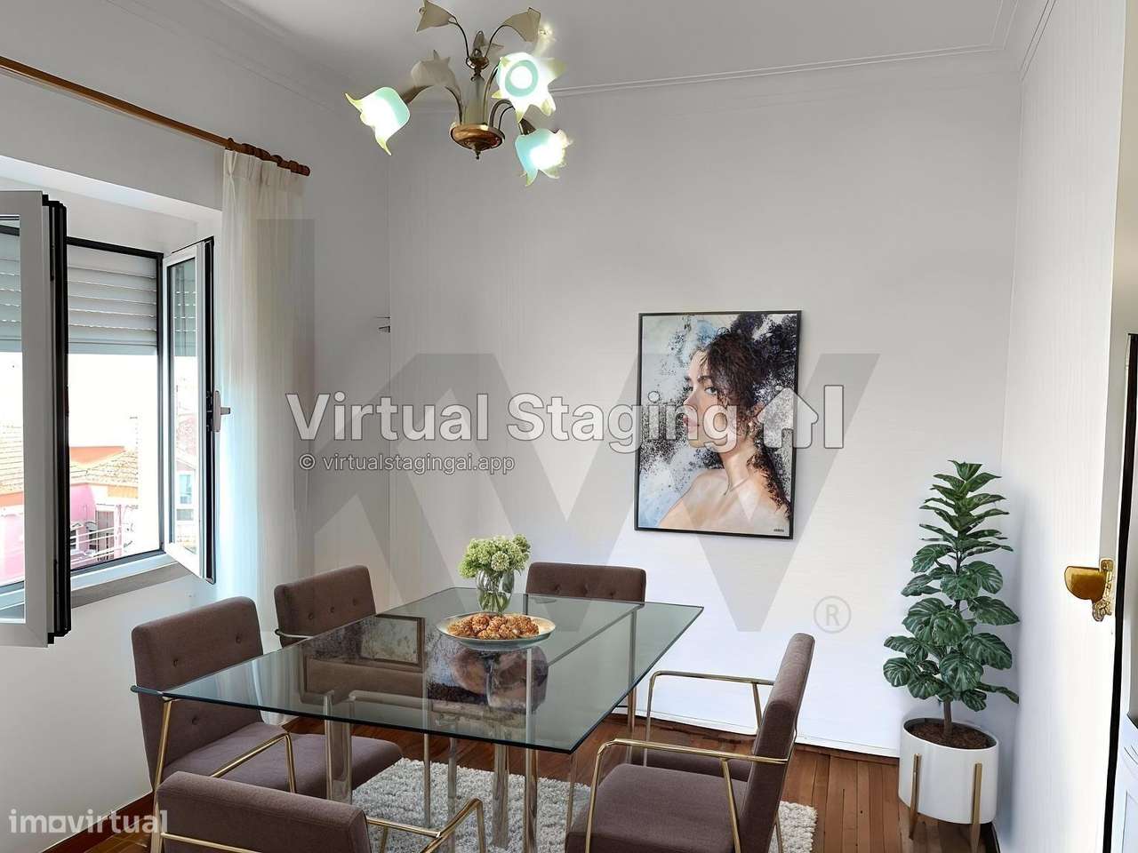 APARTAMENTO T2 COM 56m2 EQUIPADO (sem Mobilia) - Grande imagem: 4/26