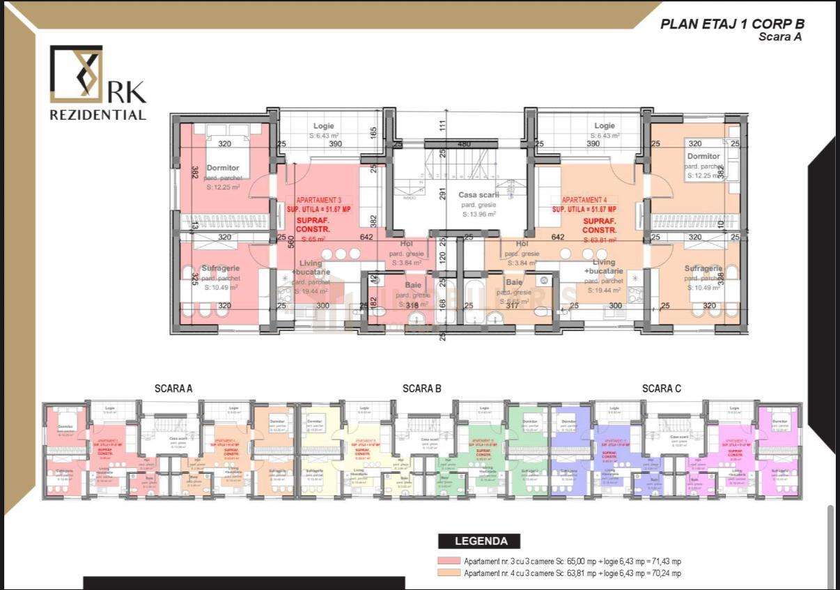 COMISION 0% !!! Apartamente 2 si 3 camere, zona Branduselor-7