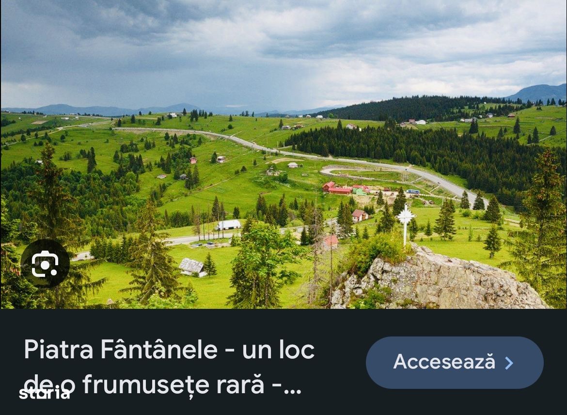 Teren zona Castel Dracula Piatra Fantanele !
