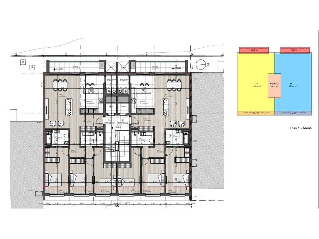 APARTAMENTO T3 - 1º PISO - COINA - BARREIRO - Grande imagem: 2/3