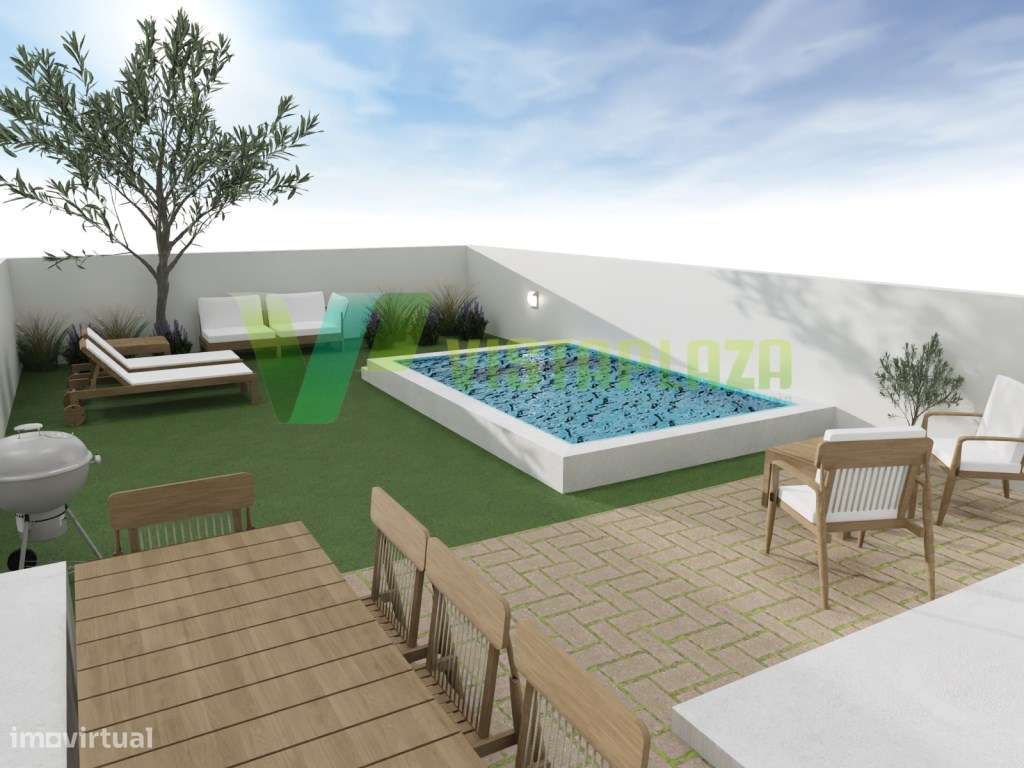 Moradia T3 Nova com Piscina em Portimão - Zona Tranquila, Em Fase I...-23