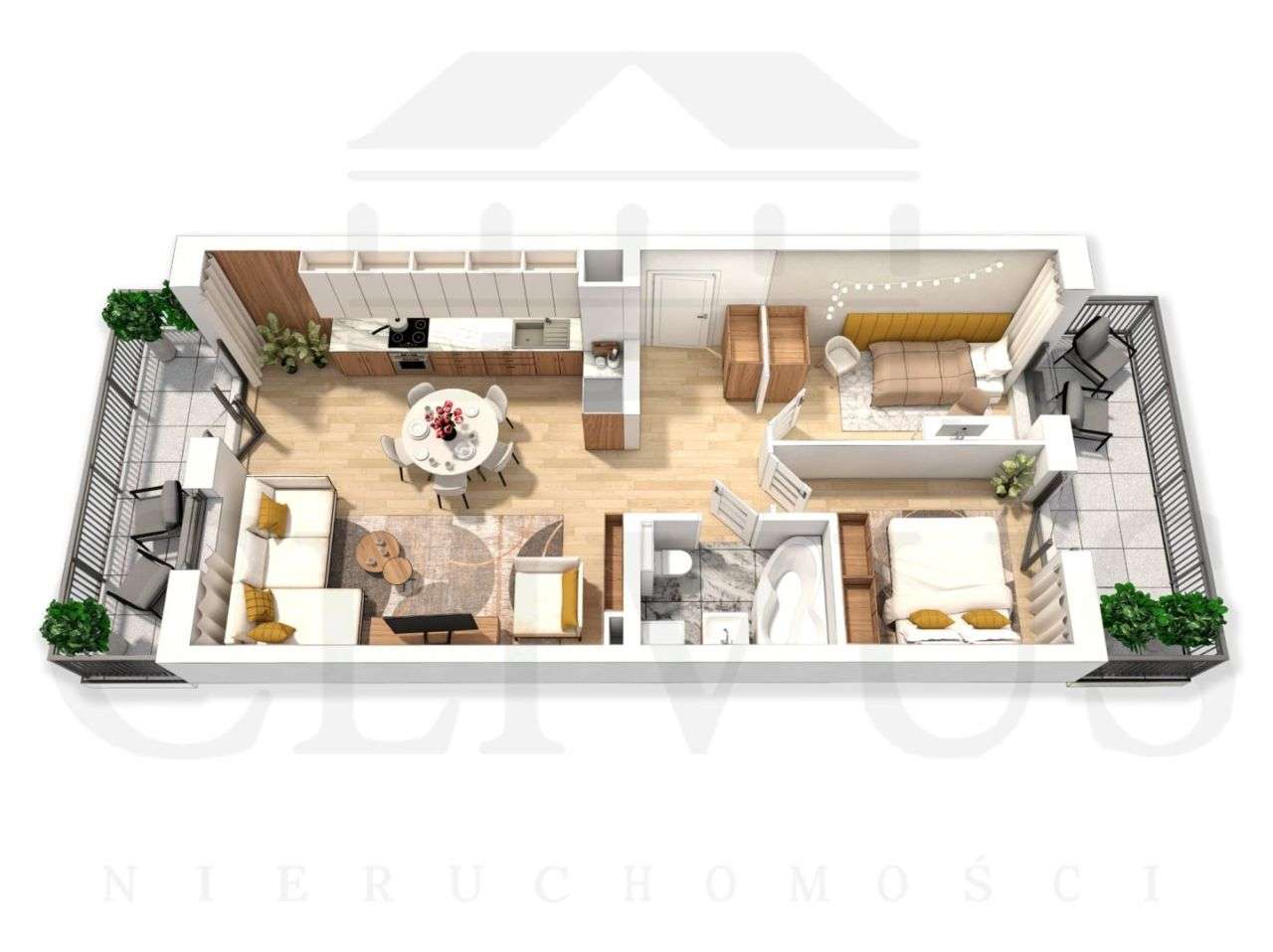 ❤️ 2 Balkony ! Z Pięknym Widokiem ! Idealne M ! - Pełny obrazek: 1/11