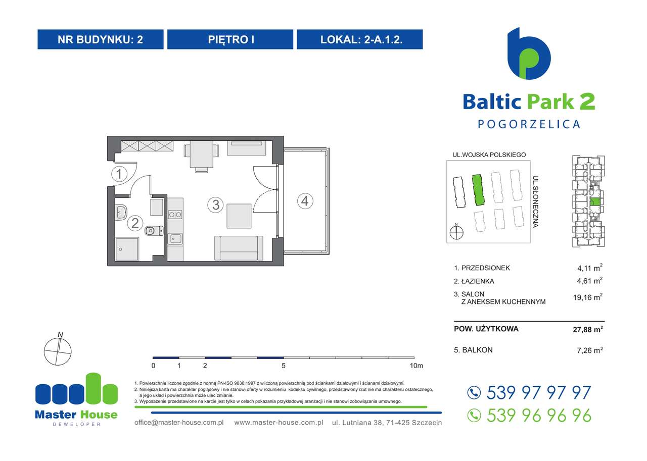 Baltic Park 2 | apartament inwestycyjny | 2-A.1.2 - Pełny obrazek: 2/7