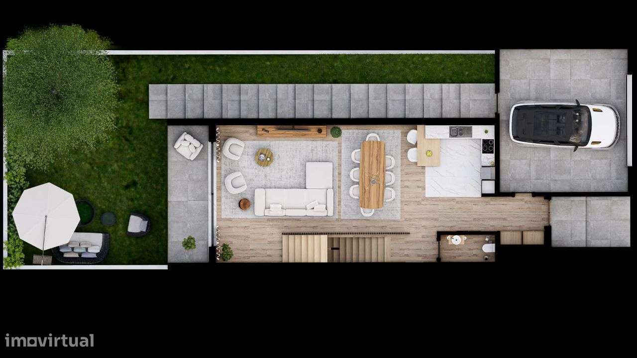 Moradia T3 em construção com duas Salas em Cristelo, Paredes-10