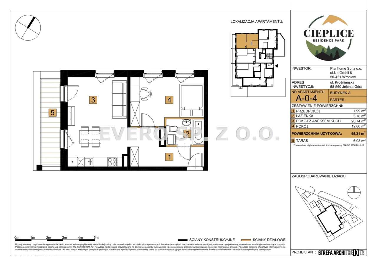 Cieplice Residence Park - taras, parking-5