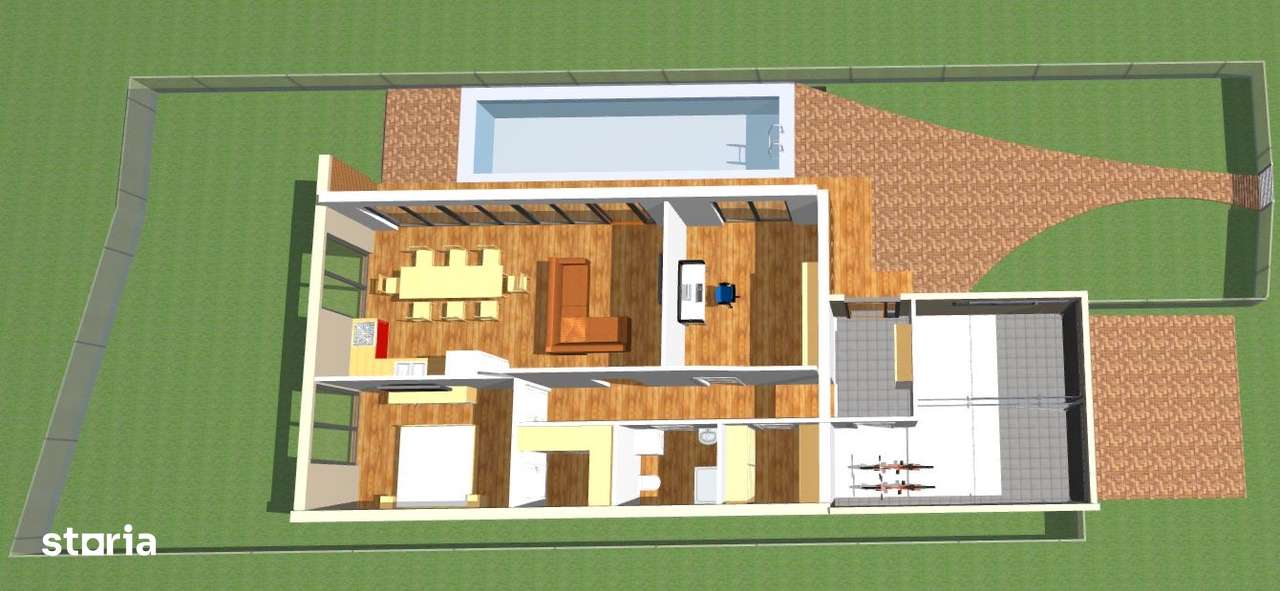 Vand parcela+proiect casa, ARED-AFI-1
