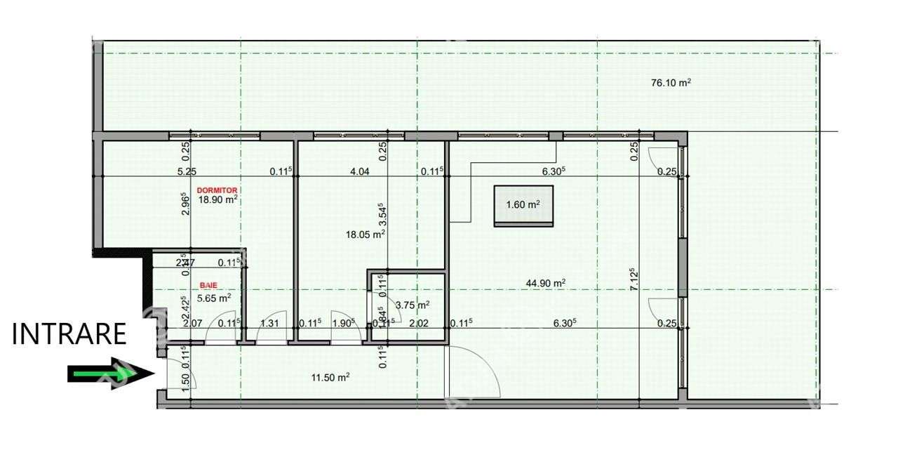 Penthouse la cheie de 3 camere cu 2 bai si terasa 76 mp zona Veterani - Imagine principală: 5/9