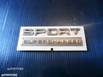 Litere scris emblema Range Rover SPORT SUPERCHARGED argintiu - 1