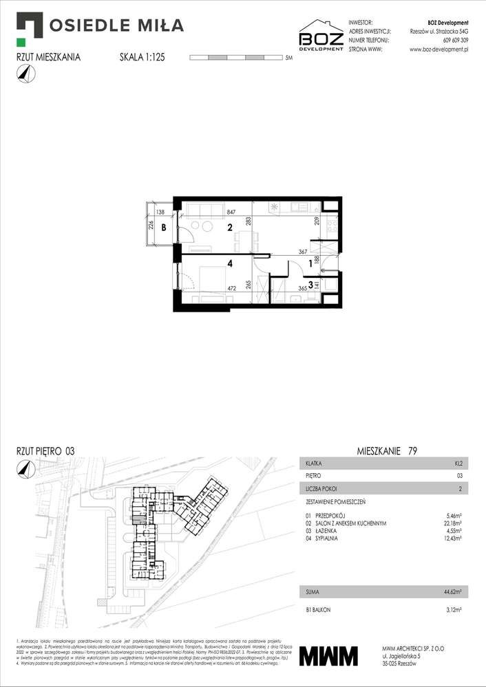 2 pokoje Rzeszów, od dewelopera BOZ Development - Pełny obrazek: 5/10