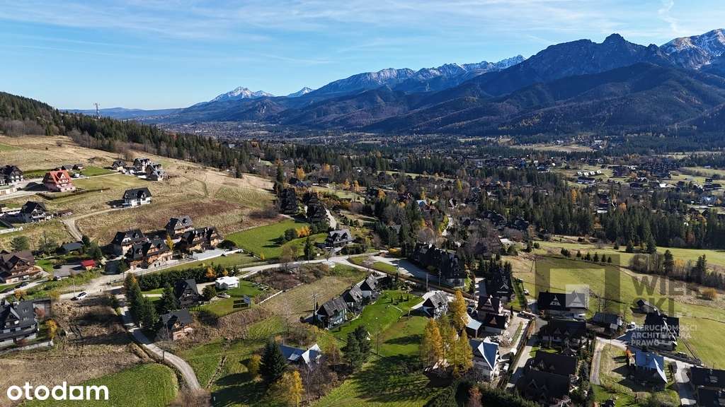 Działka z poz.na budowę, widok na panoramę Tatr-6