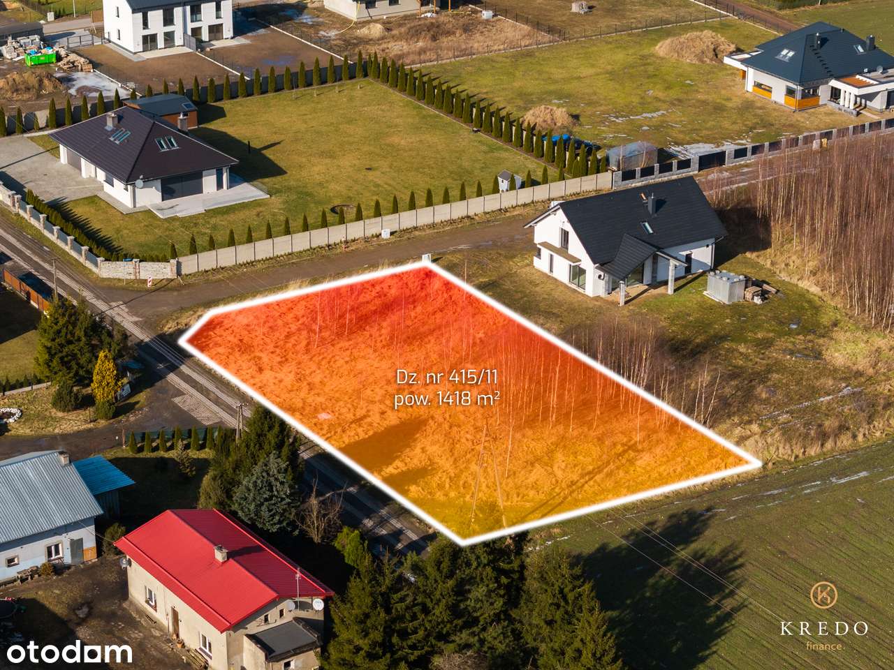 Działka budowlana 1418 m² | Kołdowo | Media | WZ | Spokojna okolica-16