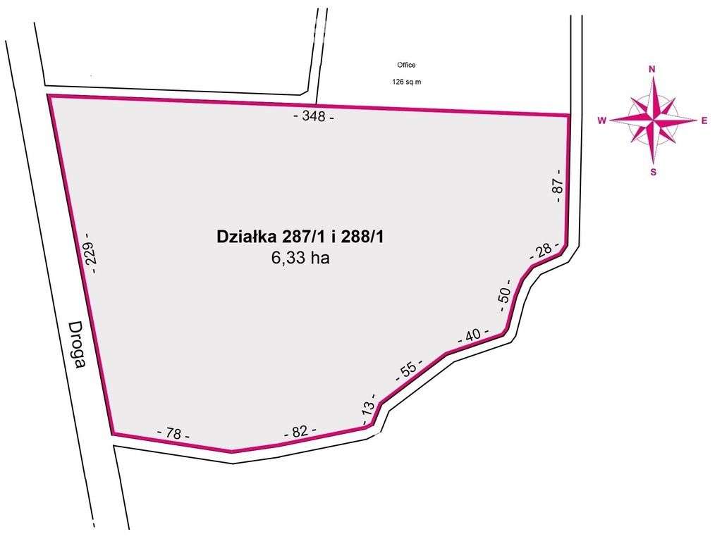 Działka 6,33 ha obok pola golfowego Trzciana-3