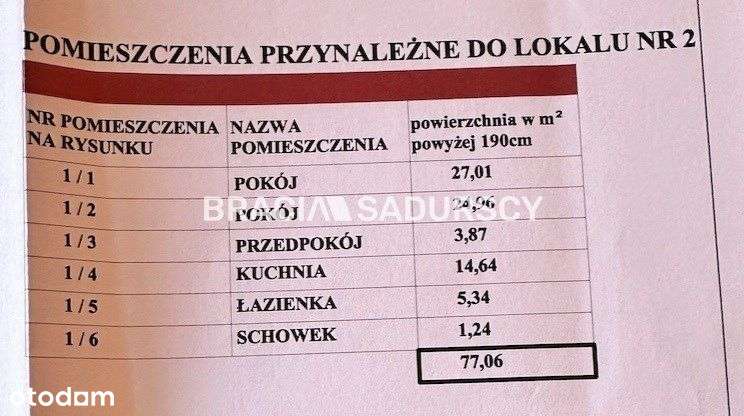 Skawiny Rynek, kamienica, 77 m2, Z Potencjałem!!! - Pełny obrazek: 4/12