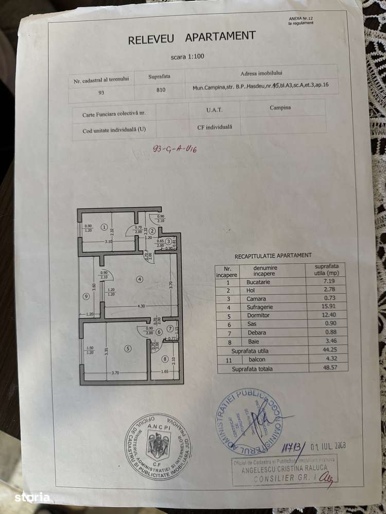 Ap 2 camere 49 mp!- școala centrală Câmpina-12