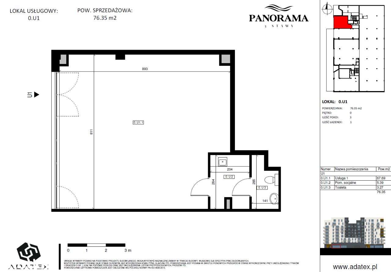 Lokal użytkowy na sprzedaż 3 Stawy-2