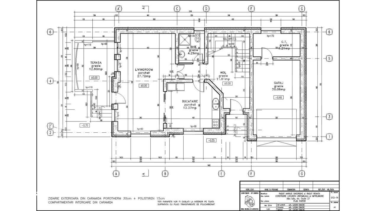 Casa la rosu YTong, de vanzare, cu 4 camere si garaj, zona Micesti - Imagine principală: 4/6