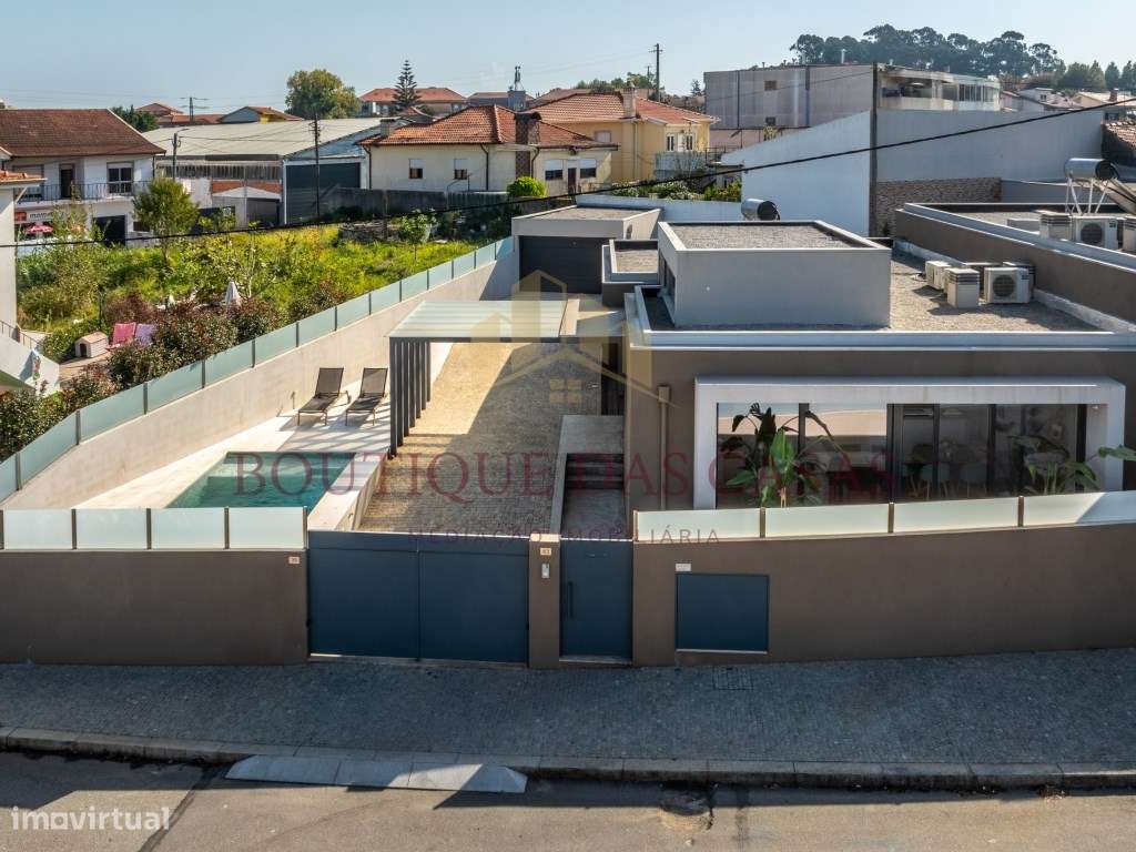 Moradia Térrea T3 com Piscina, vendida mobilada, em frente ao Parqu...-34