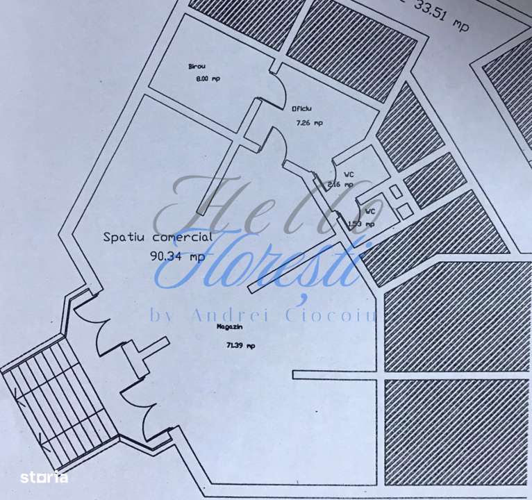 Spatiu comercial openspace 90,34 cartier Gheorgheni, alimentara - Imagine principală: 1/4