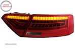 Stopuri LED Audi A5 8T Facelift (2012-2016) Semnal Secvential Dinamic- livrare gratuita - 6