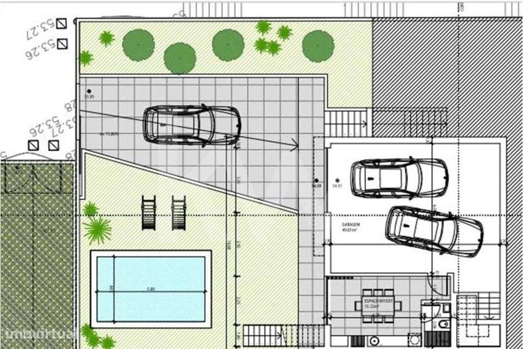 Moradia Geminada T3 com Piscina em Vale de Milhaços - Grande imagem: 5/5