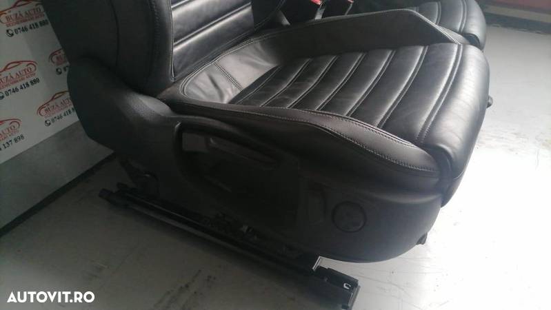 Interior din piele pe negru pentru Vw CC facelift cu incalzire. - 3