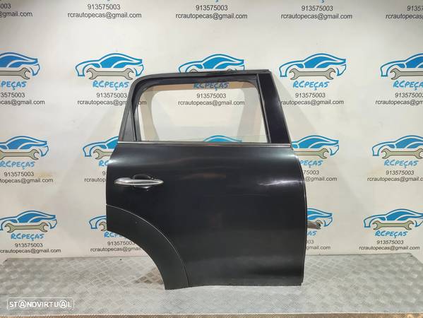 PORTA TRÁS TRASEIRA DIREITA MINI COOPER R60 COUNTRYMAN 41009805930 FECHO ELEVADOR MOTOR PUXADOR VIDRO - 1