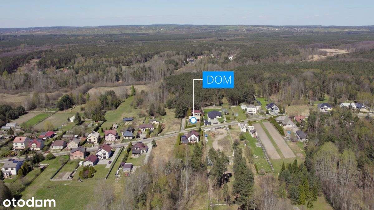 Dom do wykończenia + własny las-Myszków,Bory.