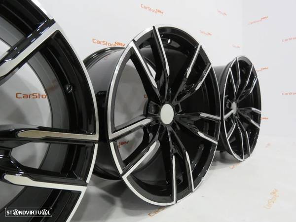 Jantes Bmw Look Style 792 19 x 8.5 et35 + 9.5 et 40 5x120 Preto+Polido - 5