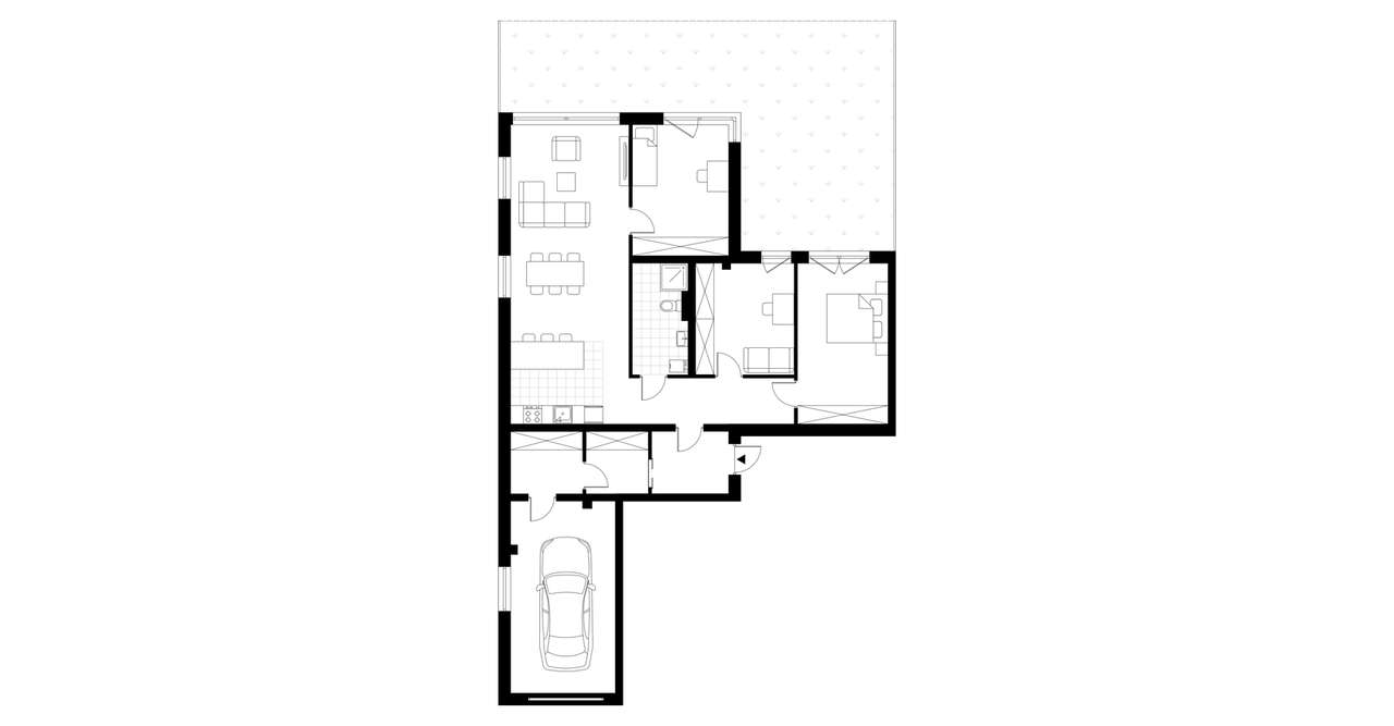 4-pokojowe mieszkanie 99m2 + 2 ogródki - Pełny obrazek: 3/8