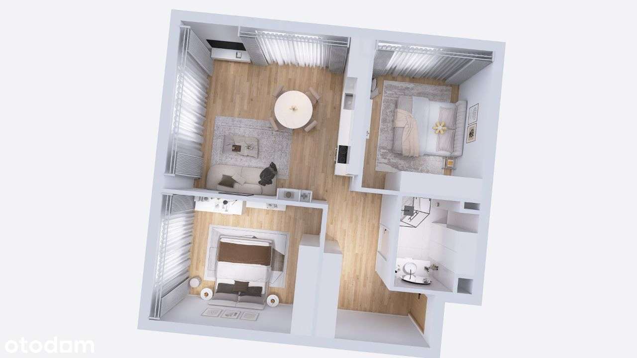 Komfortowe 3-pok. mieszkanie| Ogrzewanie podłogowe - Pełny obrazek: 5/12