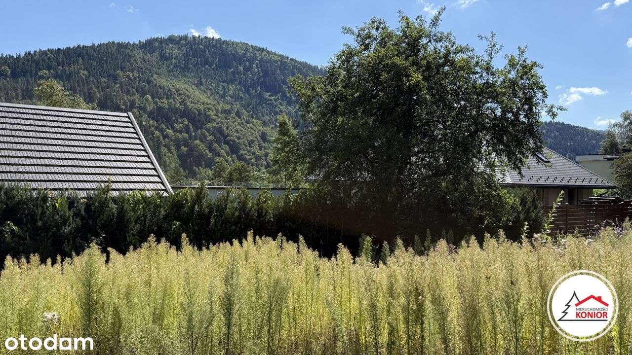 Widokowa działka z pozwoleniem na budowe budynku .-1