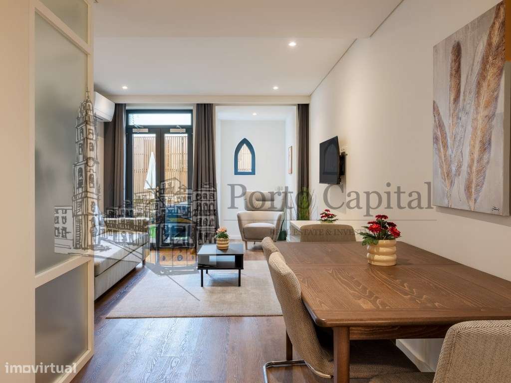 EXCELENTE APARTAMENTO T1 + 1 COMPLETAMENTO NOVO E MOBILADO - Grande imagem: 4/31