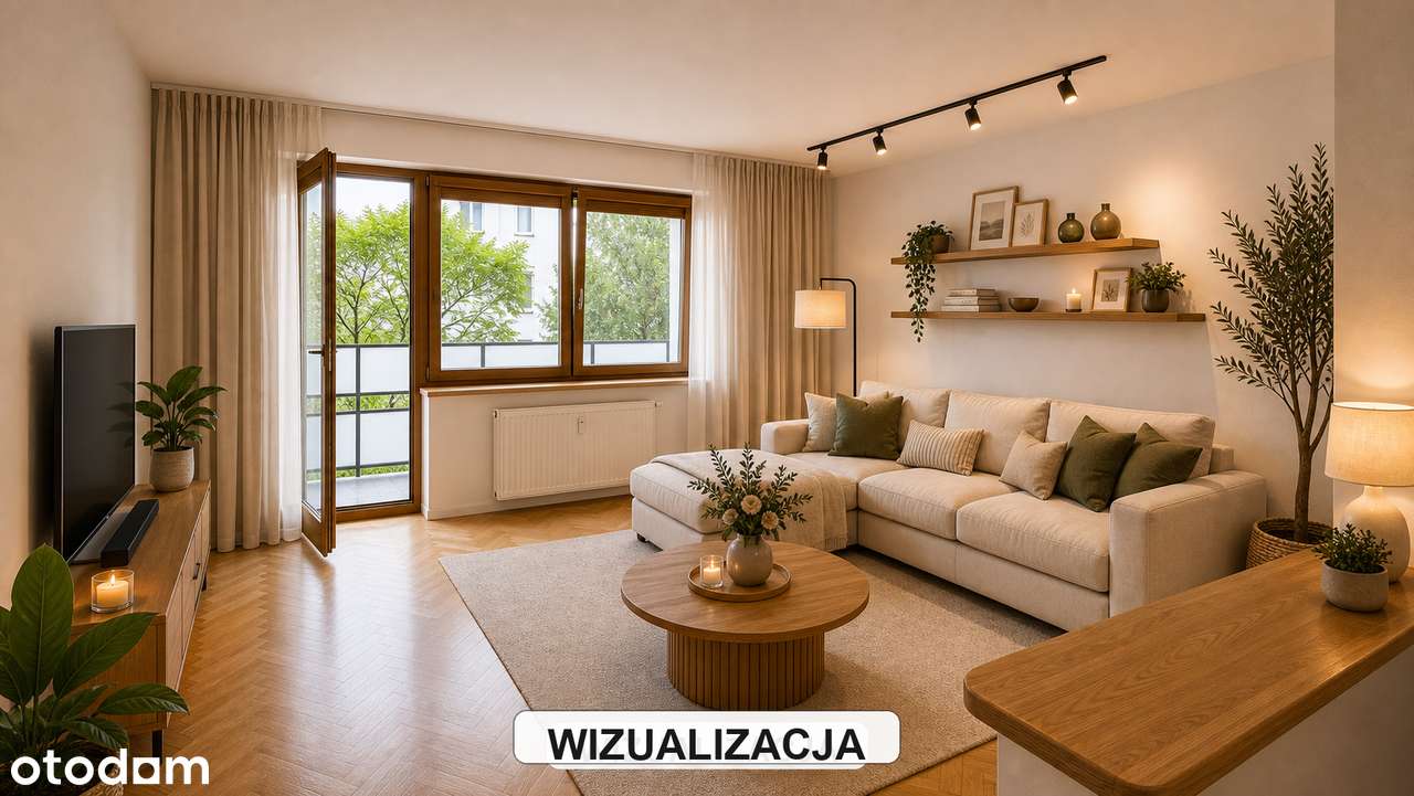 3 pokoje gotowe do aranżacji | balkon i parking | Stara Miłosna-2