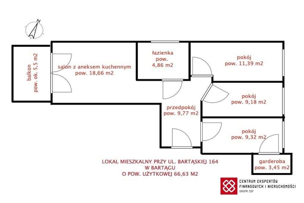 Bartąska, 4 pokoje + balkon + garaż w opcji-10